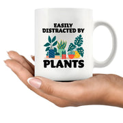 Easily Distracted By Plants Ceramic Mug 11 oz White - Panvola
