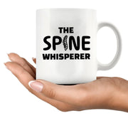 The Spine Whisperer Ceramic Mug 11 oz White - Panvola