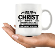 I Want To Be So Full Of Christ Ceramic Mug 11 oz White - Panvola