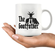 The Goatfather Ceramic Mug 11 oz White - Panvola