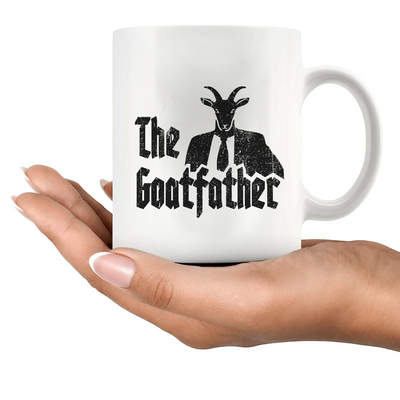 The Goatfather Ceramic Mug 11 oz White