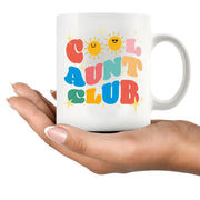 Cool Aunt Club Auntie Gifts Ceramic Mug 11 oz White - Panvola