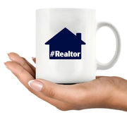 Hashtag Realtor Ceramic Mug 11 oz White - Panvola