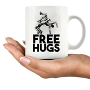 Free Hugs Ceramic Mug 11 oz White - Panvola
