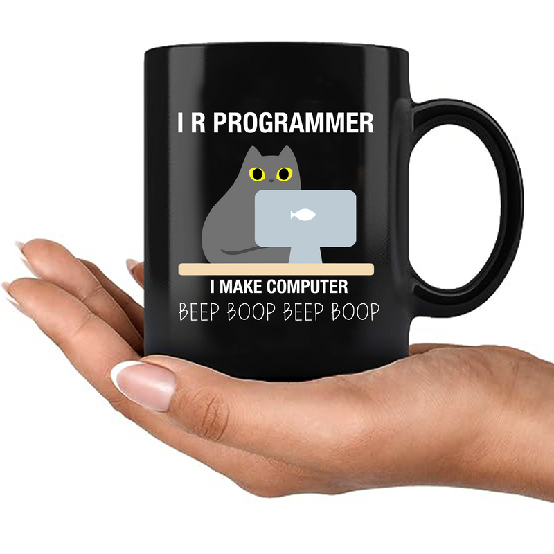 I R Programmer Coffee Mug 11 oz Black