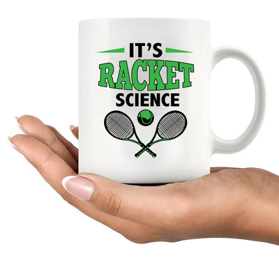 It's Racket Science Ceramic Mug 11 oz White