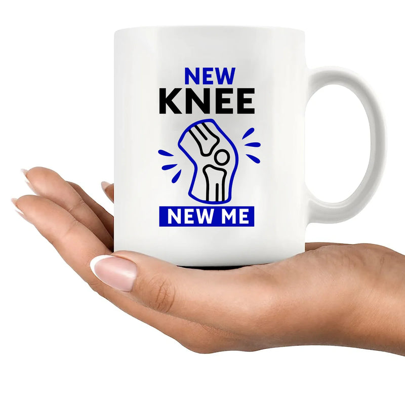 New Knee New Me Ceramic Mug 11 oz White - Panvola