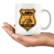 Lawn Enforcement Officer Ceramic Mug 11 oz White - Panvola