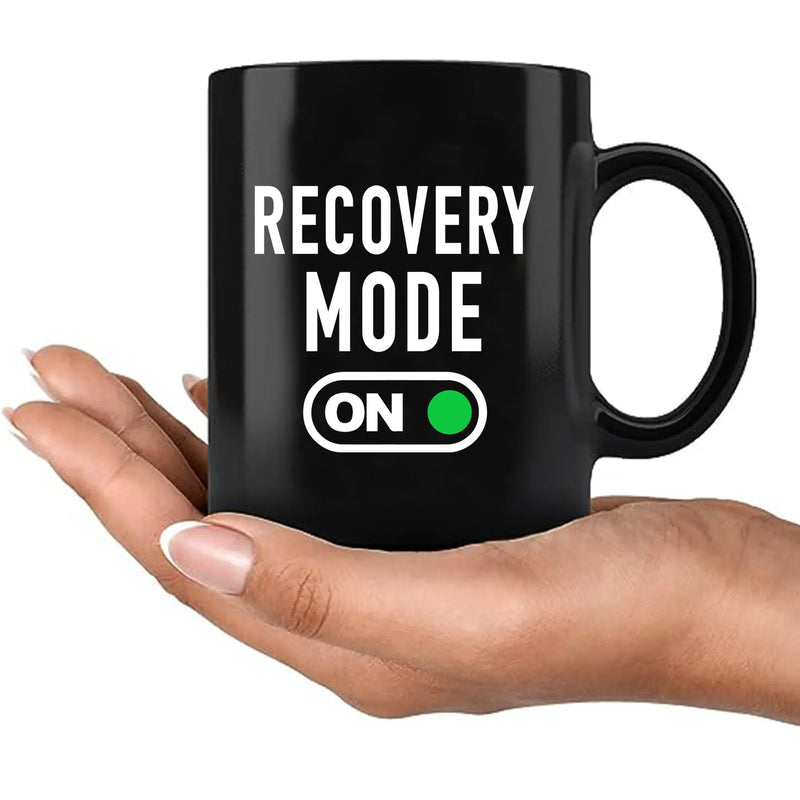 Recovery Mode On Ceramic Mug 11 oz Black - Panvola