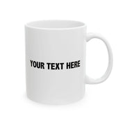 Personalized It's Racket Science Ceramic Mug 11 oz White - Panvola