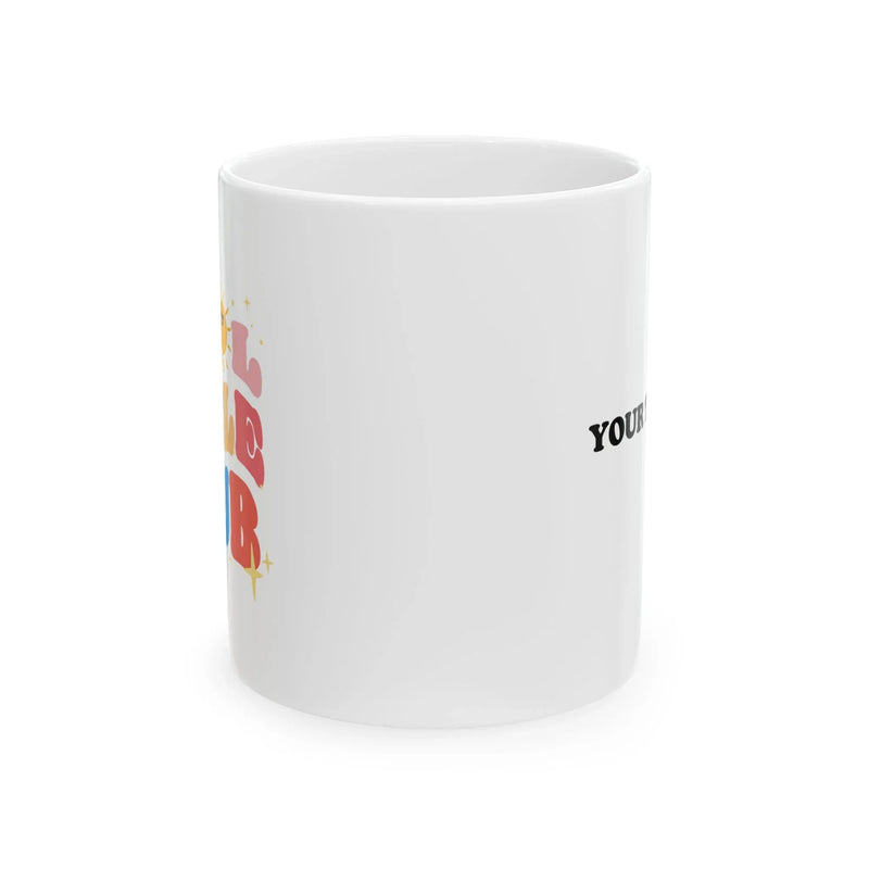 Personalized Cool Uncle Club Ceramic Mug 11 oz White - Panvola