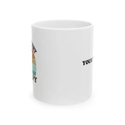 Personalized Don't Worry Be Capy Ceramic Mug 11 oz White - Panvola