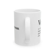 Personalized Vegan Definition Ceramic Mug 11 oz White - Panvola