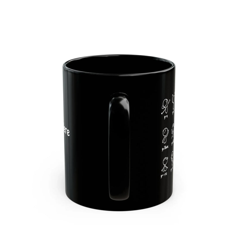 Personalized Algebra Dance Ceramic Mug 11 oz Black - Panvola