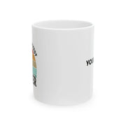 Personalized World's Okayest Golfer Ceramic Mug 11 oz White - Panvola
