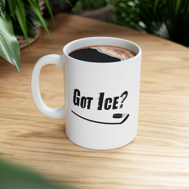 Personalized Got Ice? Ceramic Mug 11 oz White