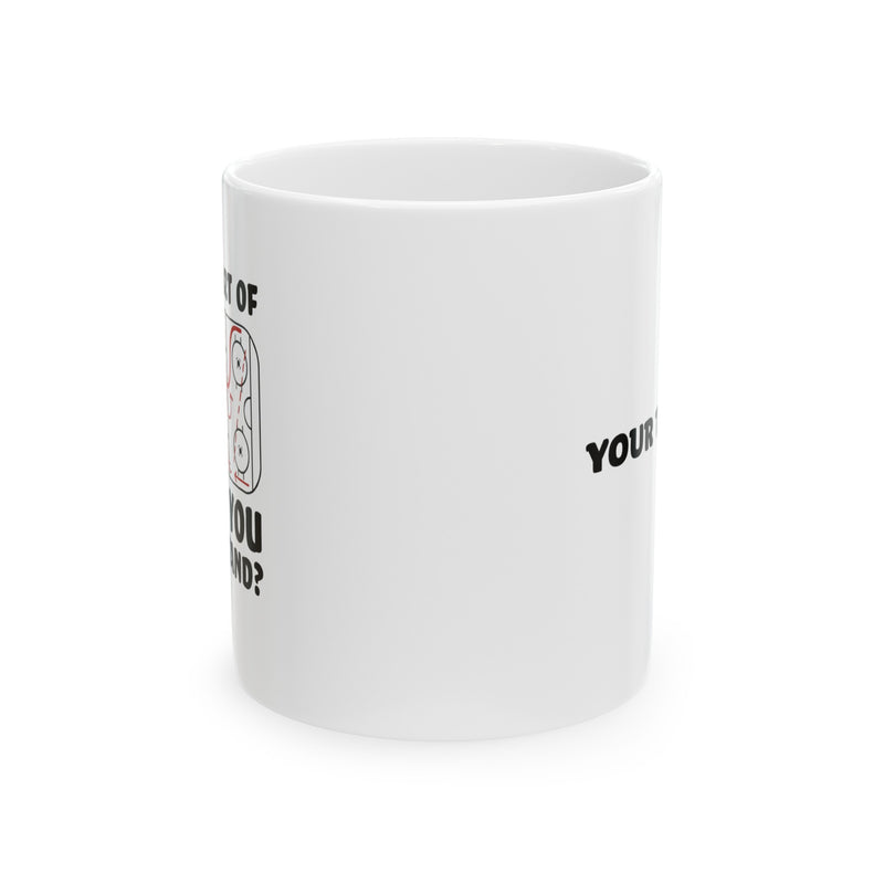 Personalized What Part Of Don’t You Understand Hockey Player Ceramic Mug 11 oz White