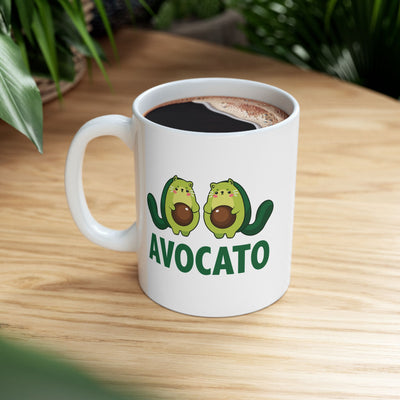 Personalized Avocato Customized Ceramic Mug 11 oz White