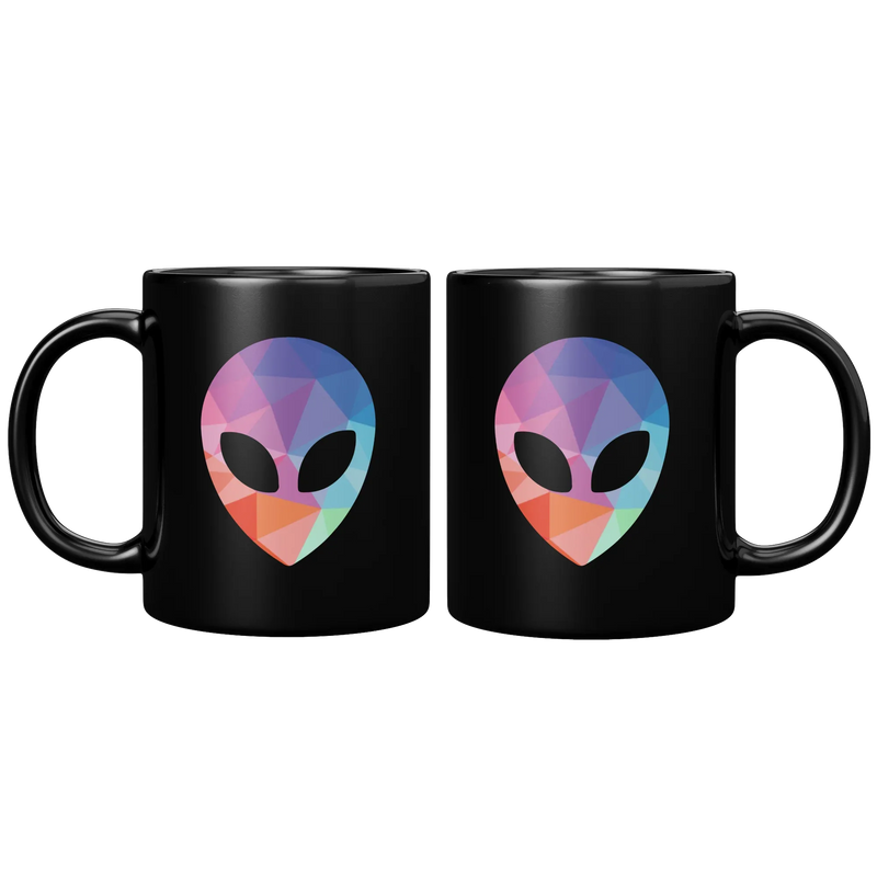 Alien Head Outer Space UFO Extraterrestrial Geek Gift Coffee Mug 11 oz - Panvola