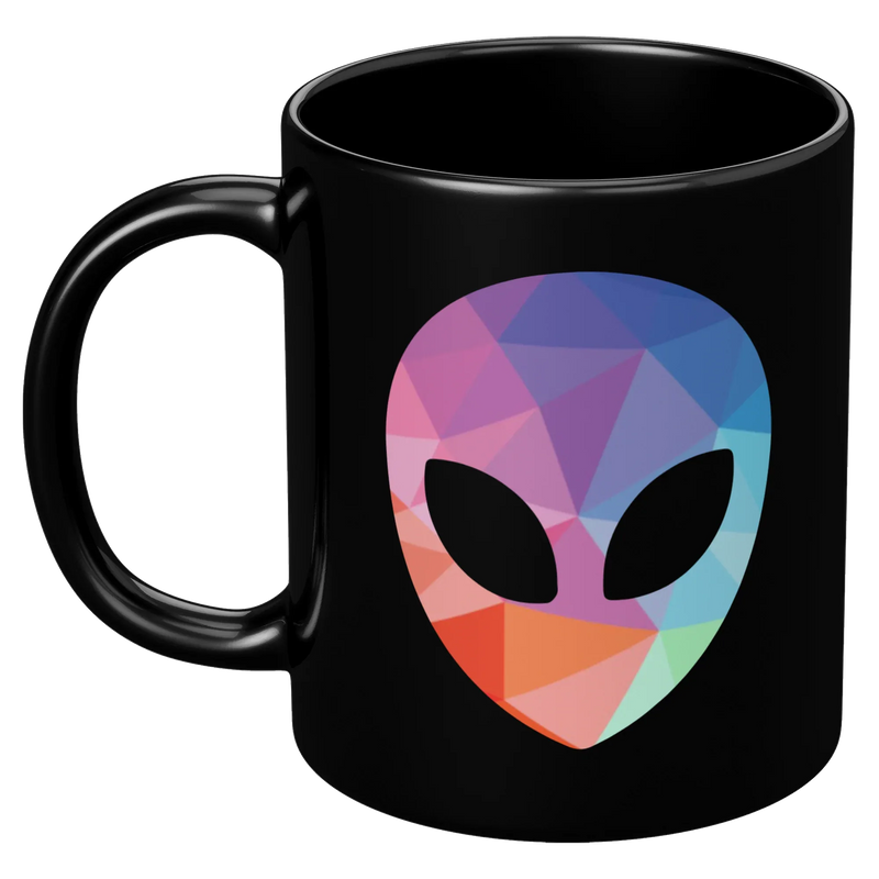 Alien Head Outer Space UFO Extraterrestrial Geek Gift Coffee Mug 11 oz - Panvola