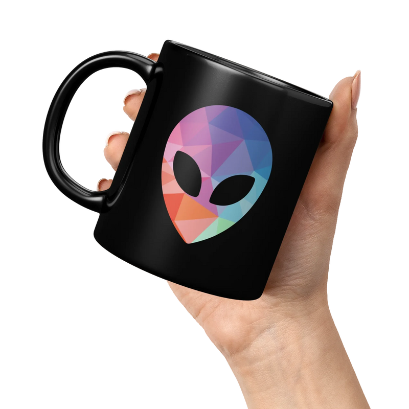 Alien Head Outer Space UFO Extraterrestrial Geek Gift Coffee Mug 11 oz - Panvola