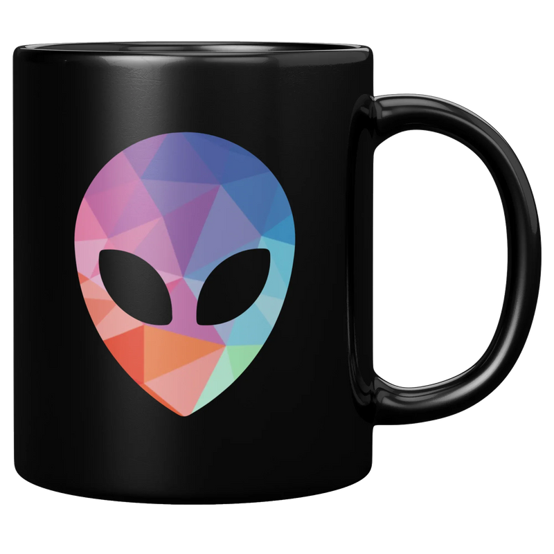 Alien Head Outer Space UFO Extraterrestrial Geek Gift Coffee Mug 11 oz - Panvola