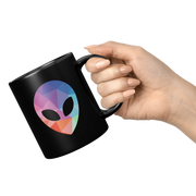 Alien Head Outer Space UFO Extraterrestrial Geek Gift Coffee Mug 11 oz - Panvola