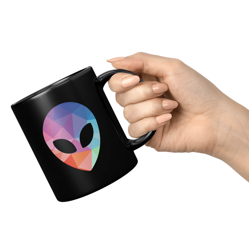 Alien Head Outer Space UFO Extraterrestrial Geek Gift Coffee Mug 11 oz - Panvola