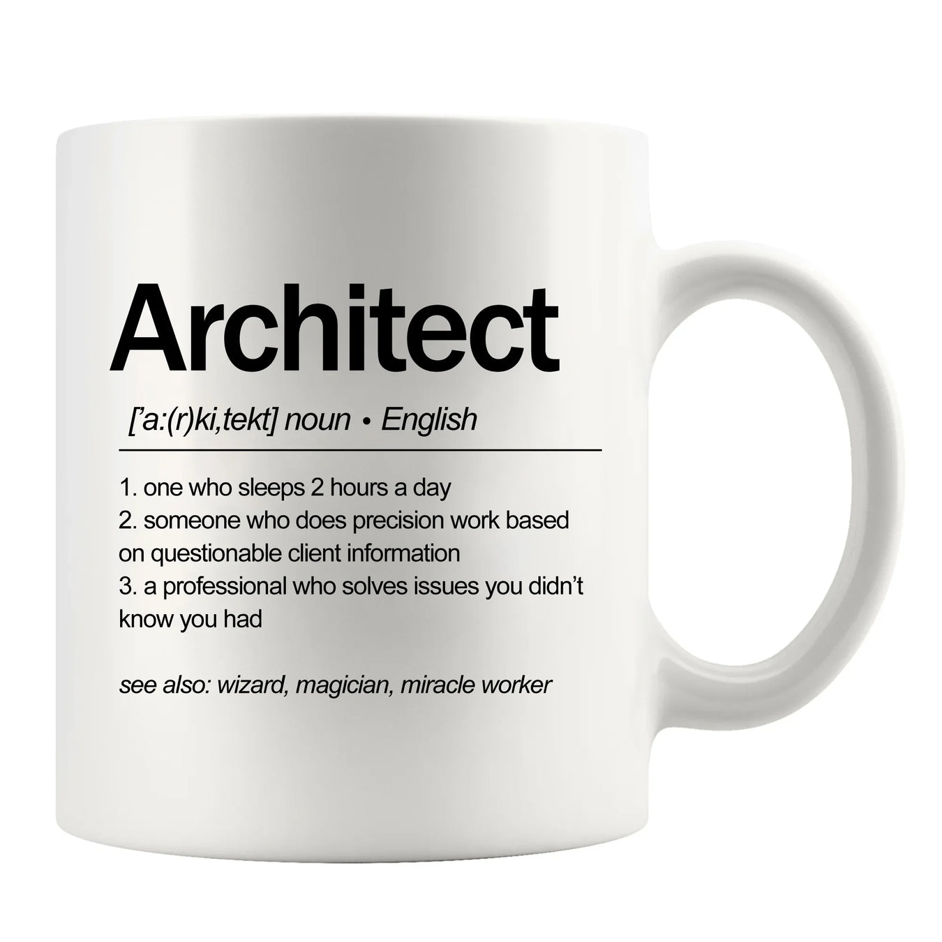Architect Mugs & Tumblers — Funny Gift Ideas for Architects