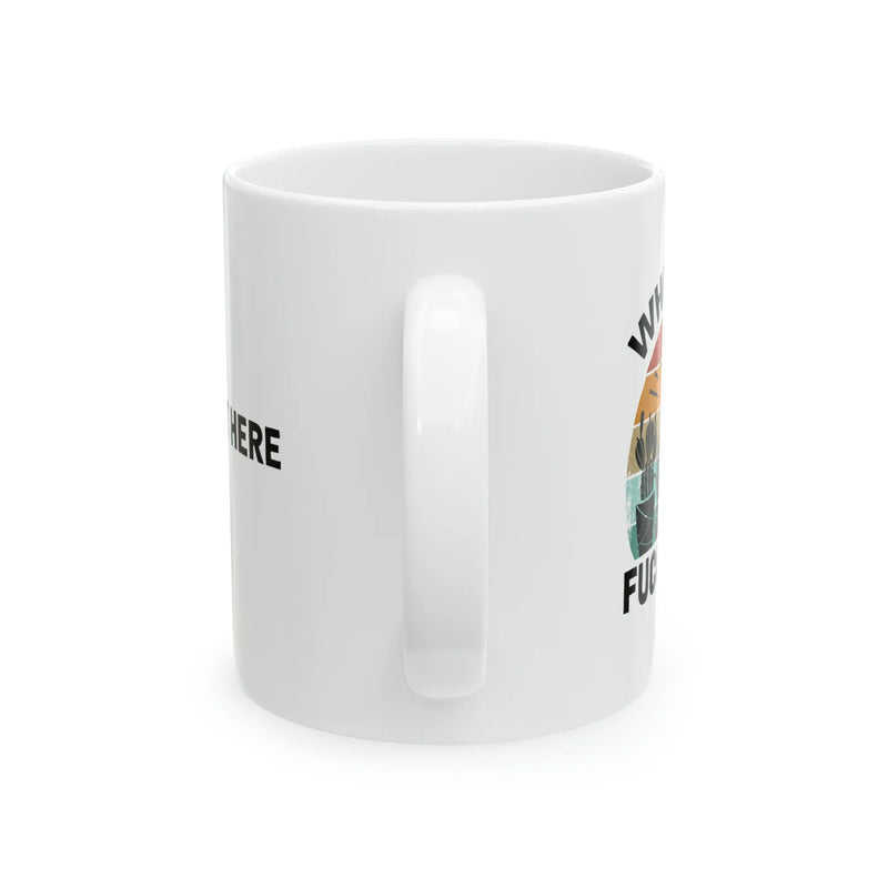 Personalized What The Fucculent Ceramic Mug 11oz - Panvola