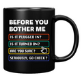 Black mug · 11oz