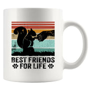 Best Friends For Life Ceramic Mug 11 oz White - Panvola