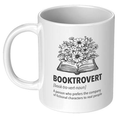 Booktrovert Book Lover Gifts Coffee Mug 11oz White