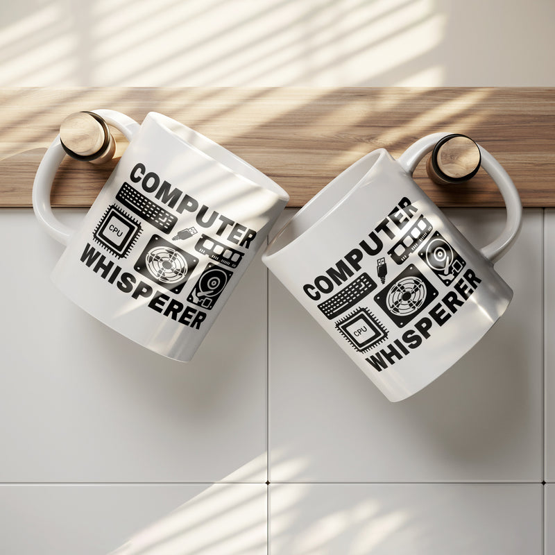 Computer Whisperer Ceramic Mug 11 oz White
