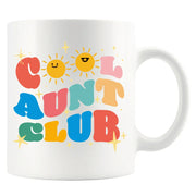 Cool Aunt Club Auntie Gifts Ceramic Mug 11 oz White - Panvola