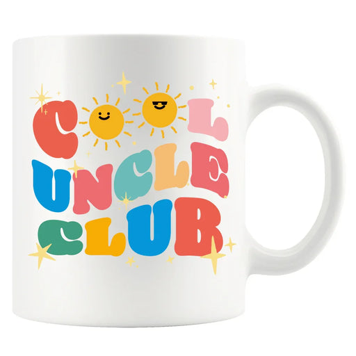 Cool Uncle Club Uncle Gifts Ceramic Mug 11 oz White - Panvola