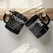 Cycopath Definition Mug 11 oz Black - Panvola
