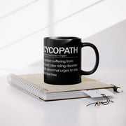 Cycopath Definition Mug 11 oz Black - Panvola