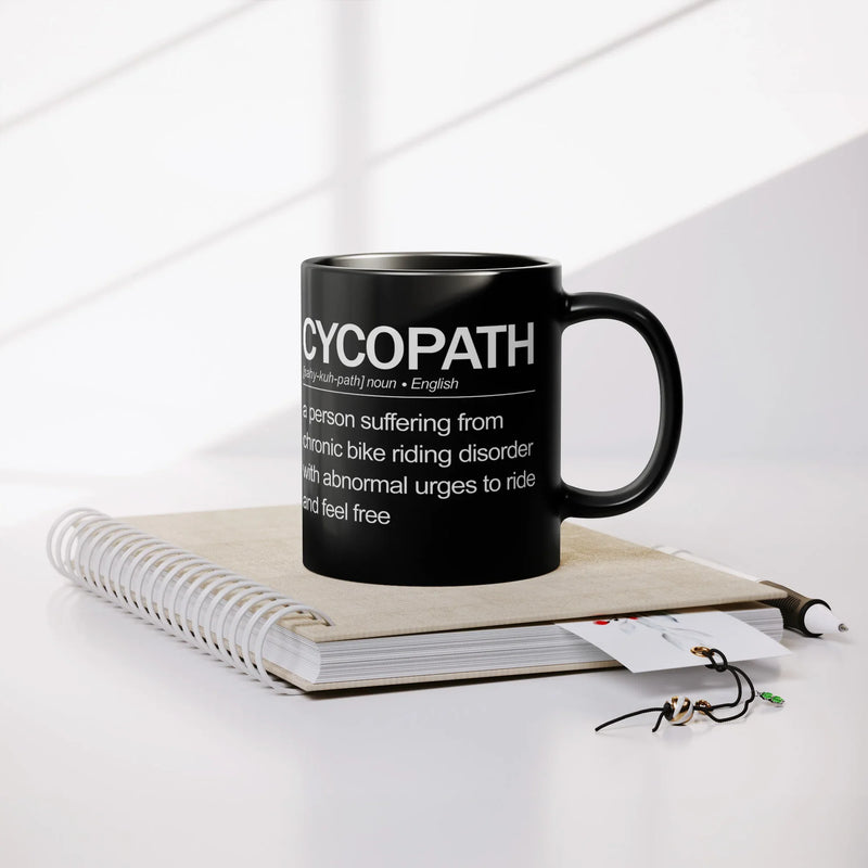 Cycopath Definition Mug 11 oz Black - Panvola