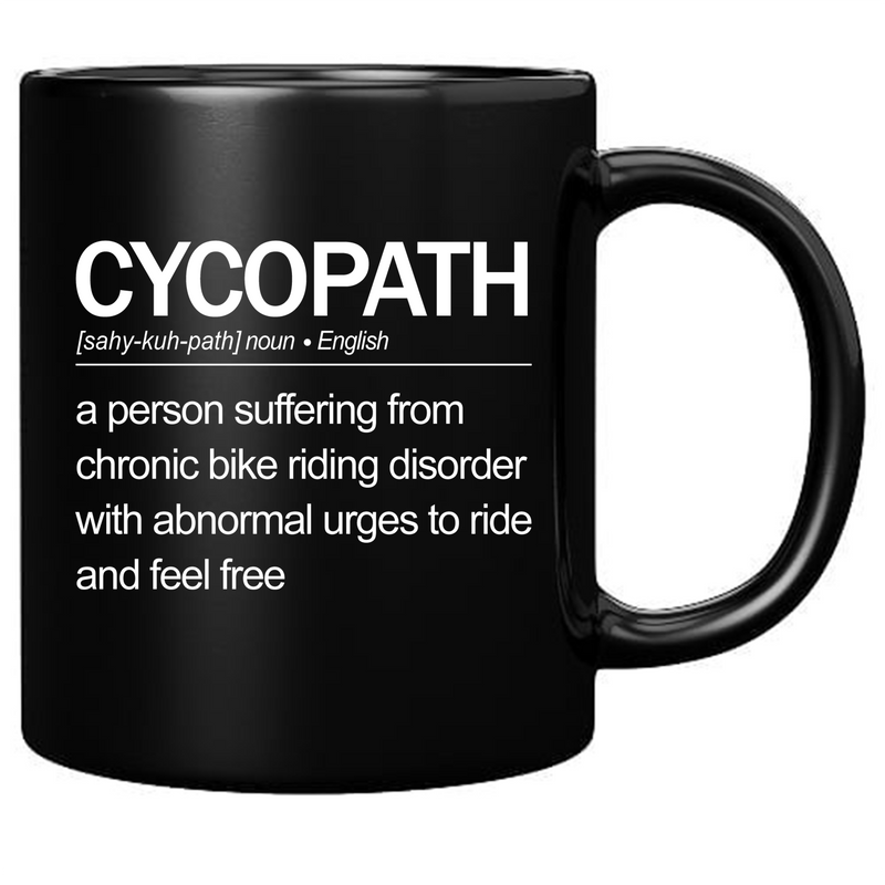 Cycopath Definition Mug 11 oz Black