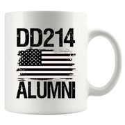 DD214 Alumni Ceramic Mug 11 oz White - Panvola