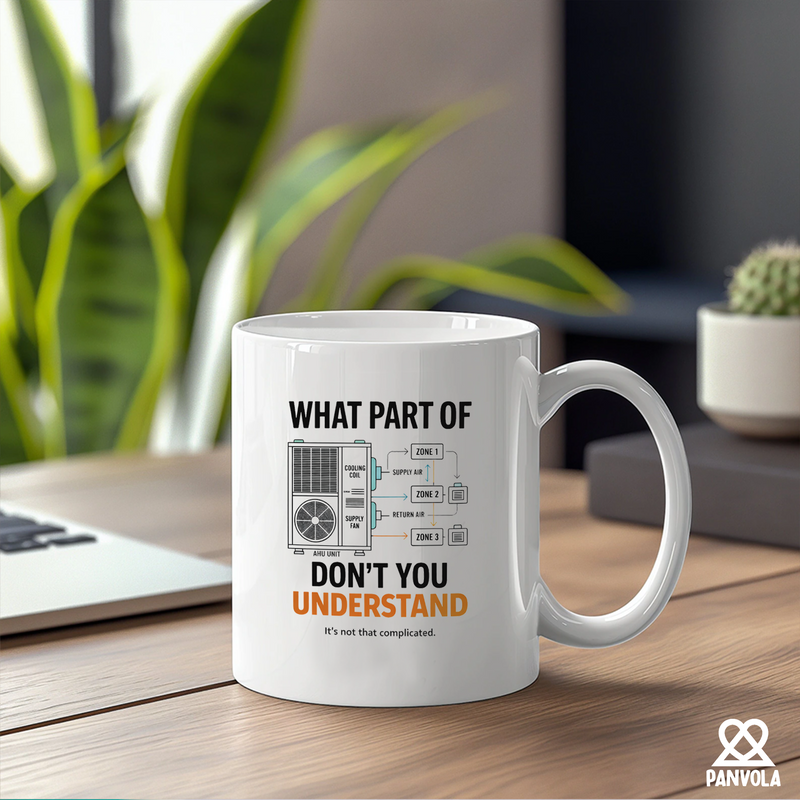 Panvola What Part of Don't You Understand Hvac Tech Ceramic Mug 11oz White