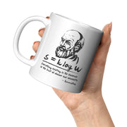 Democritus and Entropy Science Teacher Greek Philosopher Gift Mug 11oz - Panvola