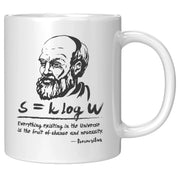 Democritus and Entropy Science Teacher Greek Philosopher Gift Mug 11oz - Panvola
