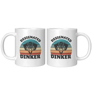 Designated Dinker Pickleball Ceramic Mug 11oz White - Panvola