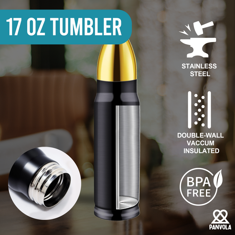 Panvola Therapy Is Expensive Wind Is Free Motorcycle Bullet Tumbler 17oz Black