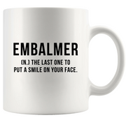 Embalmer Definition Ceramic Mug 11 oz White - Panvola