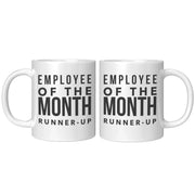 Employee of the Month Funny Gift Idea for Co Worker Employee Mug 11 oz - Panvola