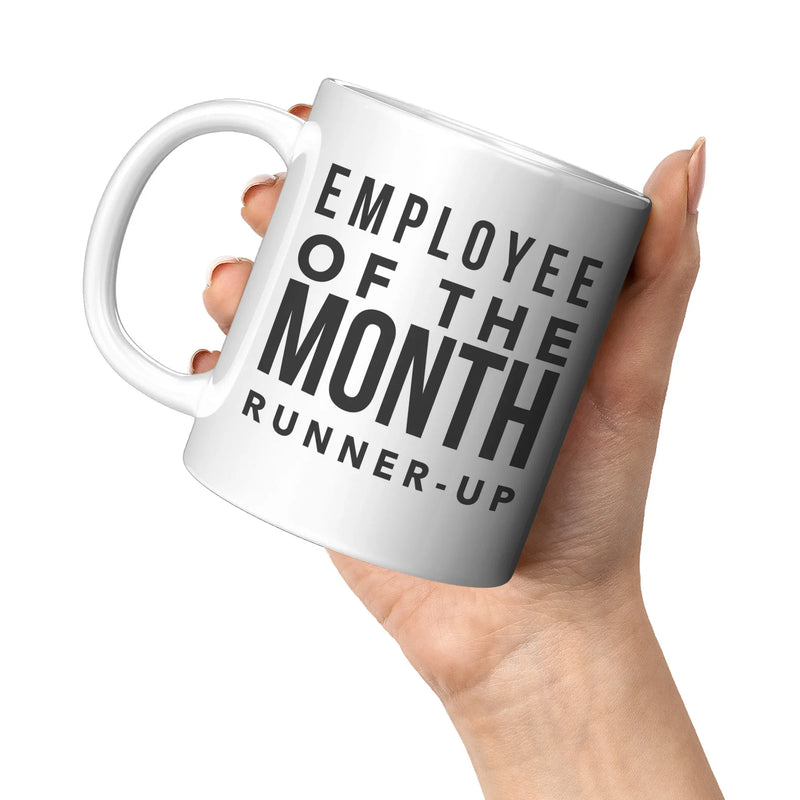 Employee of the Month Funny Gift Idea for Co Worker Employee Mug 11 oz - Panvola