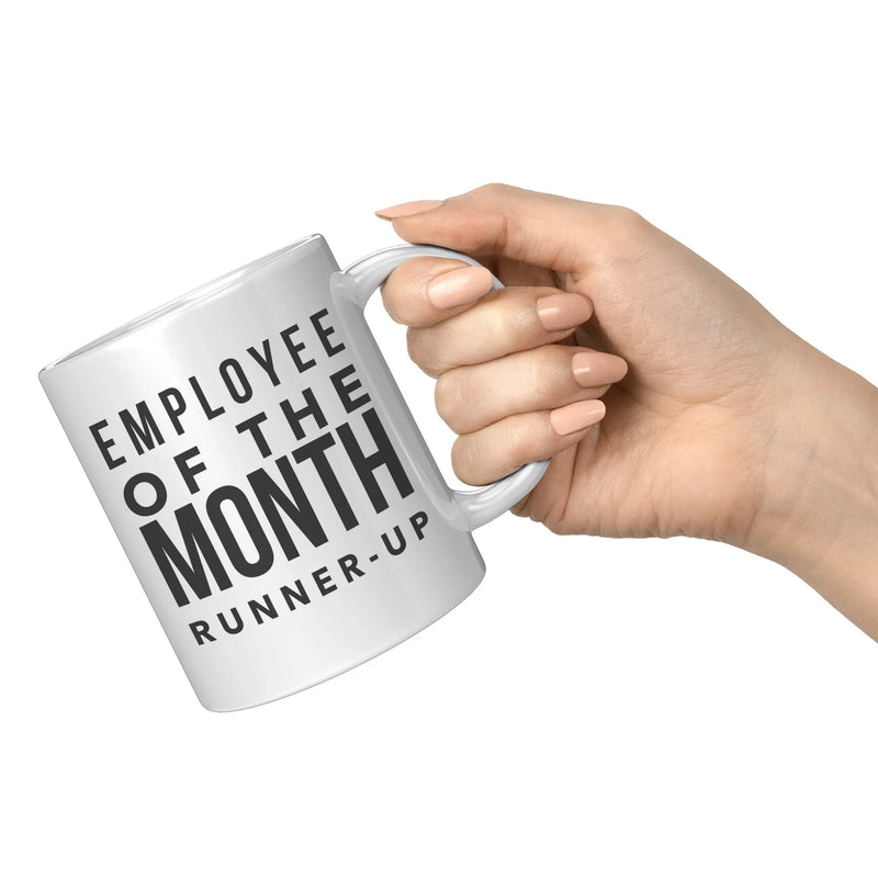 Employee of the Month Funny Gift Idea for Co Worker Employee Mug 11 oz - Panvola